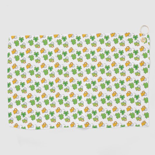 St. Patrick's Day Golf Towel Golfhanddoek (Horizontaal)