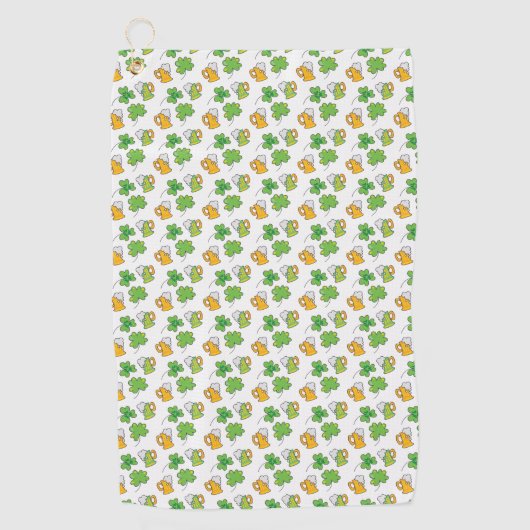 St. Patrick's Day Golf Towel Golfhanddoek (Voorkant)