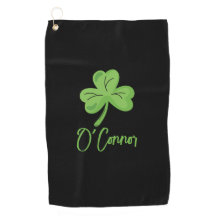 St. Patrick's Day Golfer Aangepaste Lucky Shamrock