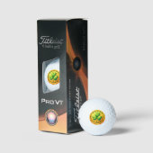 St Patrick's Day - Gouden Munt Golfballen (Verpakking)