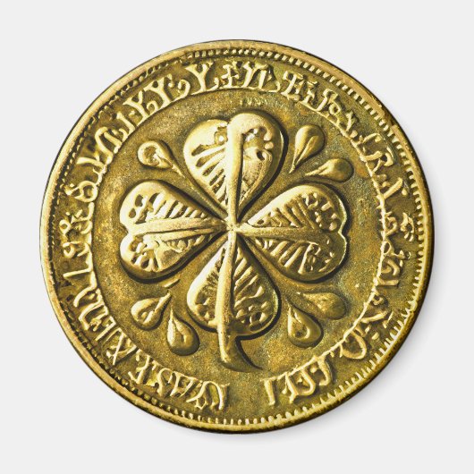 St. Patrick's Day gouden munt Magneet (Voorkant)