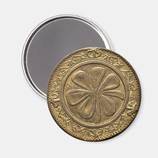 St. Patrick's Day gouden munt Magneet (Voorkant / Achterkant)