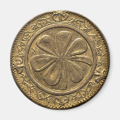 St. Patrick's Day gouden munt Magneet (Voorkant)