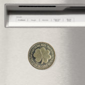 St. Patrick's Day gouden munt Magneet (Insitu (Vaatwasser))