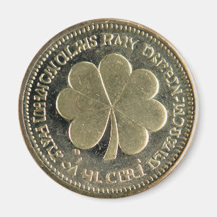 St. Patrick's Day  gouden munt Magneet