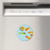 St. Patrick's Day, goudvis Humor Magneet (Insitu (Vaatwasser))