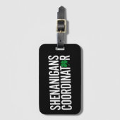 St. Patrick's Day-grapjurkator Bagagelabel (Voorkant (verticaal))