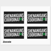St. Patrick's Day-grapjurkator Rechthoekige Sticker (Vel)