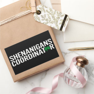 St. Patrick's Day-grapjurkator Rechthoekige Sticker