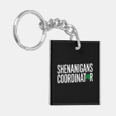 St. Patrick's Day-grapjurkator Sleutelhanger (Voorkant Links)