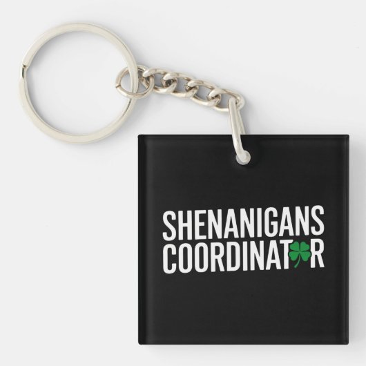 St. Patrick's Day-grapjurkator Sleutelhanger (Voorkant)