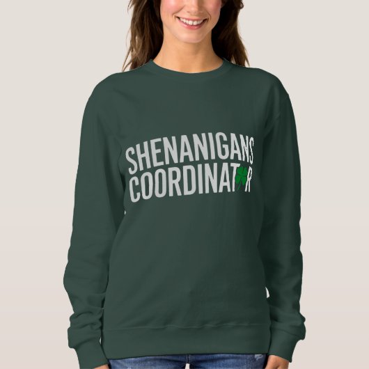 St. Patrick's Day-grapjurkator Trui (Voorkant)