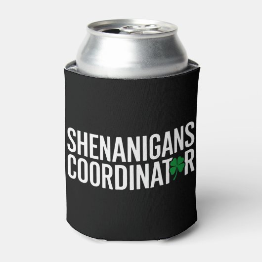 St. Patrick's Day-grapjurkcoördinator Blikjeskoeler (Blikje Voorkant)