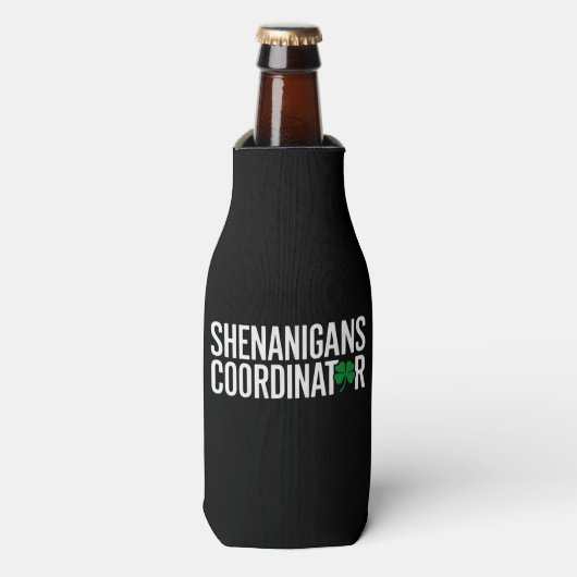St. Patrick's Day-grapjurkcoördinator Flesjeskoeler (Fles Voorkant)