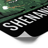 St. Patrick's Day Grappig Shhh Ik Ruik Schelmenstr Poster (Hoek)