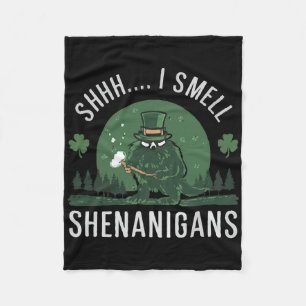 St. Patrick's Day Grappig Sssst Ik Ruik Schelmenst Fleece Deken