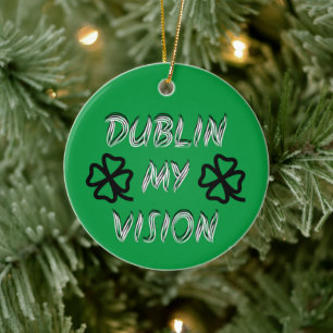 St. Patrick's Day Grappige Humor Groen Keramisch Ornament