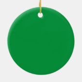 St. Patrick's Day Grappige Humor Groen Keramisch Ornament (Achterkant)