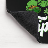 St. Patrick's Day Grappige Serveerster Byrtender O Muismat (Hoek)