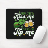 St. Patrick's Day Grappige Serveerster Byrtender O Muismat (Met muis)