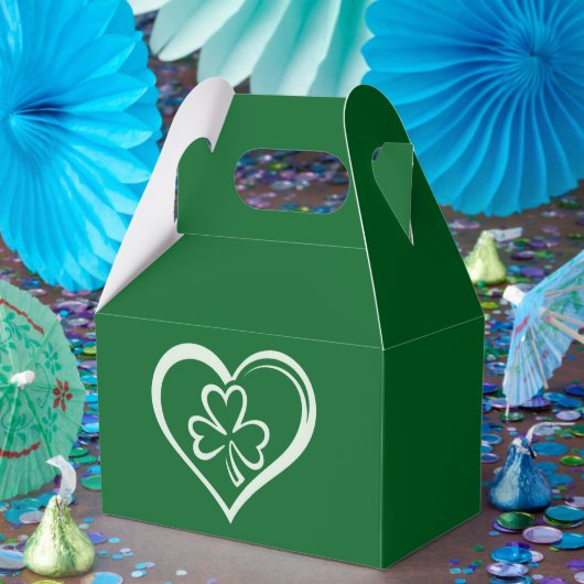 St. Patrick's Day Grappige Shamrock Hart Iers Bedankdoosjes (Feest)