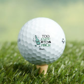 . St. Patrick's Day grappige spreuk met bier Golfballen (Insitu Shirt)