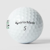 . St. Patrick's Day grappige spreuk met bier Golfballen (Logo)