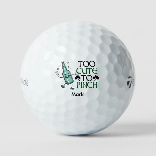 . St. Patrick's Day grappige spreuk met bier Golfballen (Voorkant)