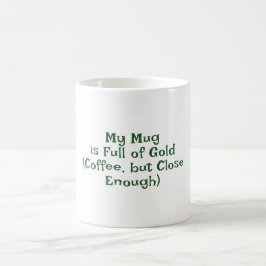 St. Patrick's Day, grappige tekst blijven geluk Koffiemok