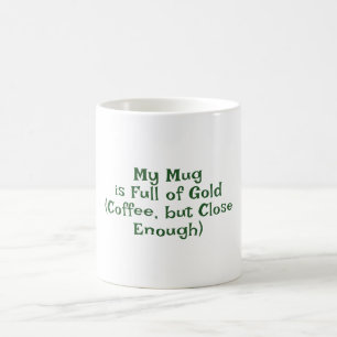 St. Patrick's Day, grappige tekst blijven geluk Koffiemok