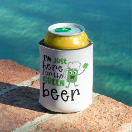 St. Patrick's Day Grappige tekst Groene Bier Blikjeskoeler
