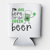 St. Patrick's Day Grappige tekst Groene Bier Blikjeskoeler (Voorkant)