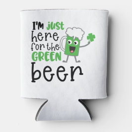 St. Patrick's Day Grappige tekst Groene Bier Blikjeskoeler