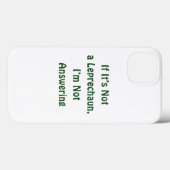 St. Patrick's Day, grappige tekst, Leprechaun Case-Mate iPhone Case (Achterkant (horizontaal))