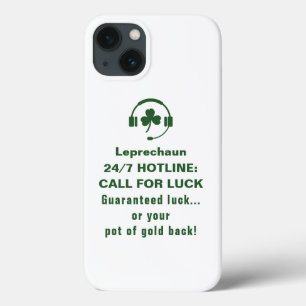 St. Patrick's day, grappige tekst Leprechaun Hotli Case-Mate iPhone Case