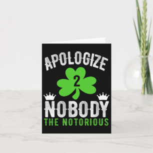 St. Patrick's Day Grappige Vechtersdrinker Ierse C Kaart