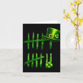 St. Patrick's Day grappige zes zeven meme 67 6 7 j Kaart (Gele Bloem)