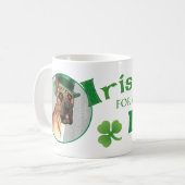 St. Patrick's Day Great Dane Koffiemok (Voorkant links)