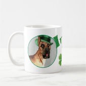 St. Patrick's Day Great Dane Koffiemok (Links)