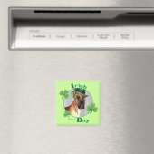 St. Patrick's Day Great Dane Magneet (Insitu (Vaatwasser))