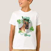 St. Patrick's Day Great Dane T-shirt (Voorkant)