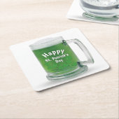 St. Patrick's Day Green Beer Kartonnen Onderzetters (Schuin)