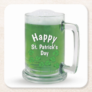St. Patrick's Day Green Beer Kartonnen Onderzetters