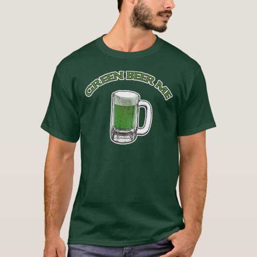 St. Patrick's Day Green Beer Me T-shirt (Voorkant)