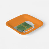 St. Patrick's Day Green Beer Papieren Bordje (Gebogen)