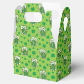 St Patrick's Day Green Beer Pattern Bedankdoosjes (Geopend)