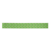 St Patrick's Day Green Beer Pattern Satijnen Lint (Voorkant)