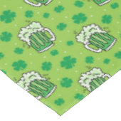 St Patrick's Day Green Beer Pattern Tafelkleed (Gekanteld)