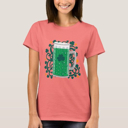 St. Patrick's Day Green Beer T-shirt (Voorkant)