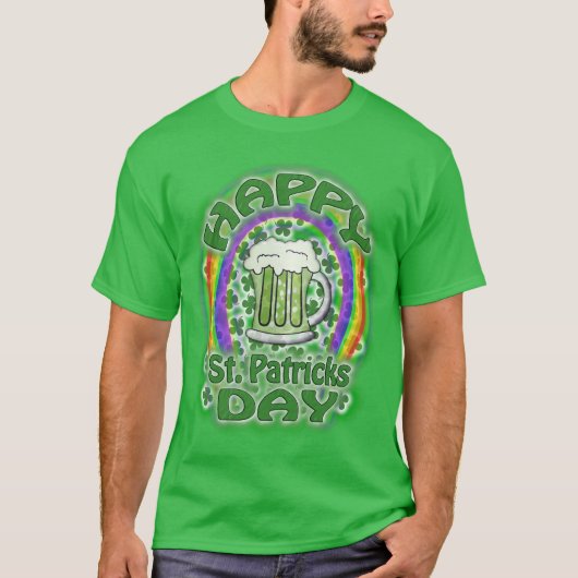 St Patricks Day Green Beer T-shirt (Voorkant)